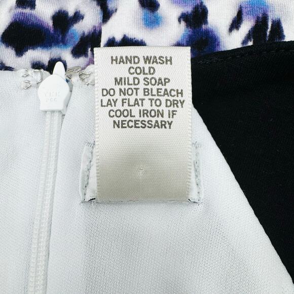 Cache Abstract Animal Print Bodycon Sheath Dress Sz 10 Sexy Glam Y2K Mob Wife - Picture 10 of 11